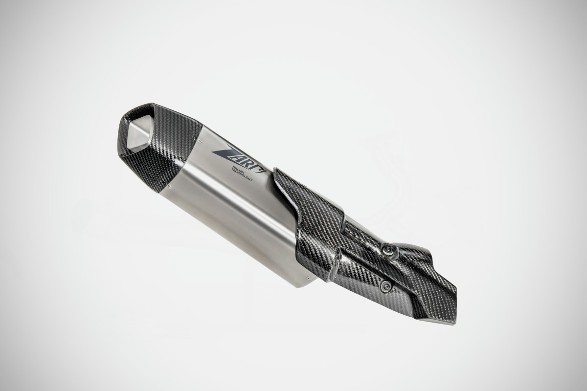Slip on 2-1 Titan mit Carbon Endkappe 4