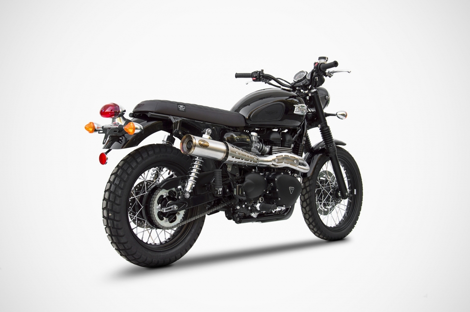 Triumph Bonneville / Thruxton / Scrambler / Inj. und Carburettor Sitzbank Stripes black 1