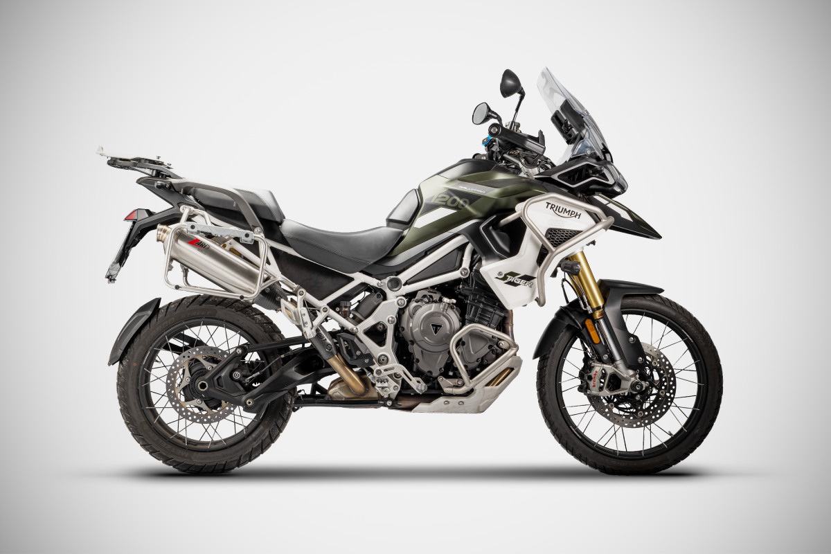 Triumph Tiger 1200 Bj. 2022-2023 Slip on 3-1 Edelstahl Euro5