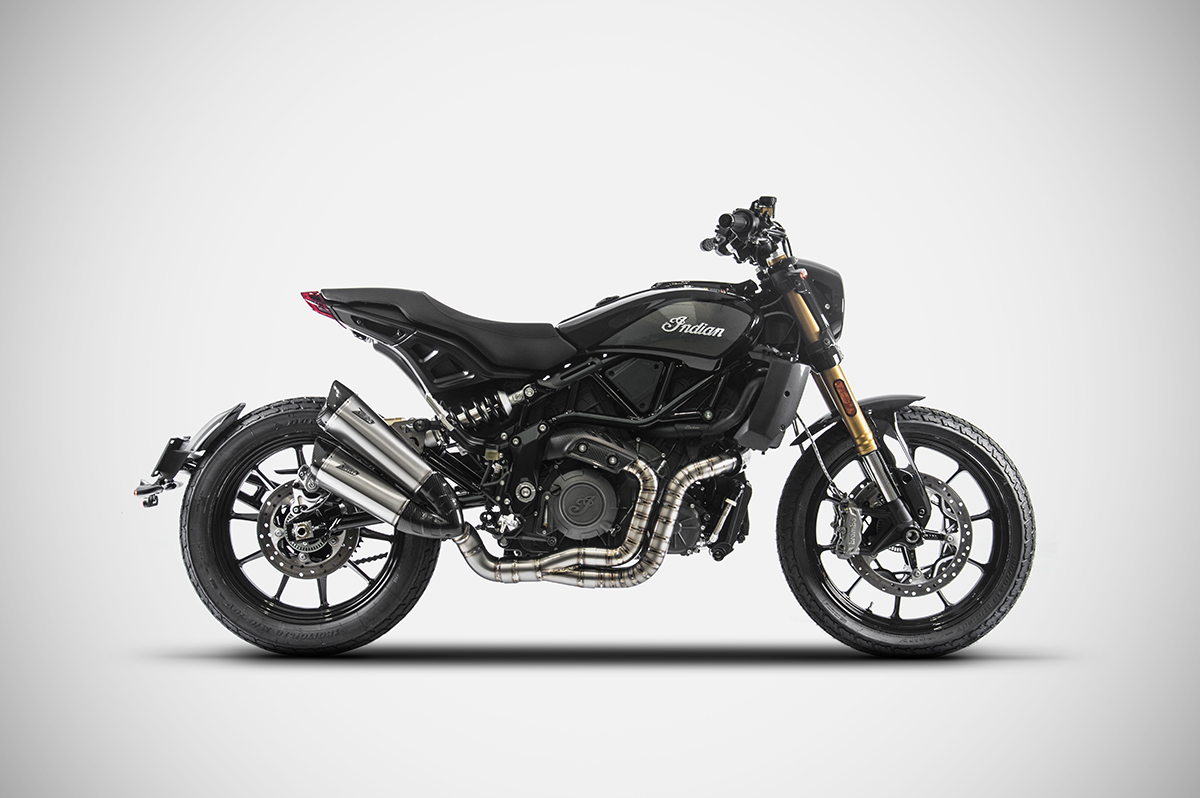 Indian FTR 1200 Krümmeranlage Titan snake welded