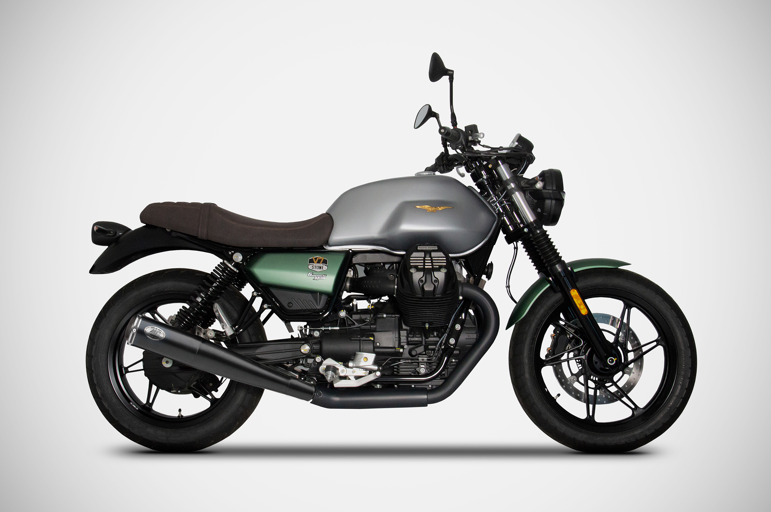 Slip on 2-2 Edelstahl schwarz