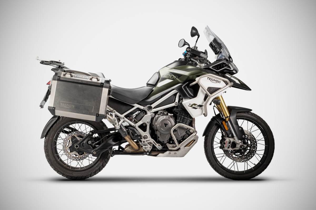 Triumph Tiger 1200 Bj. 2022-2023 Slip on 3-1 Edelstahl Euro5 Picture 4